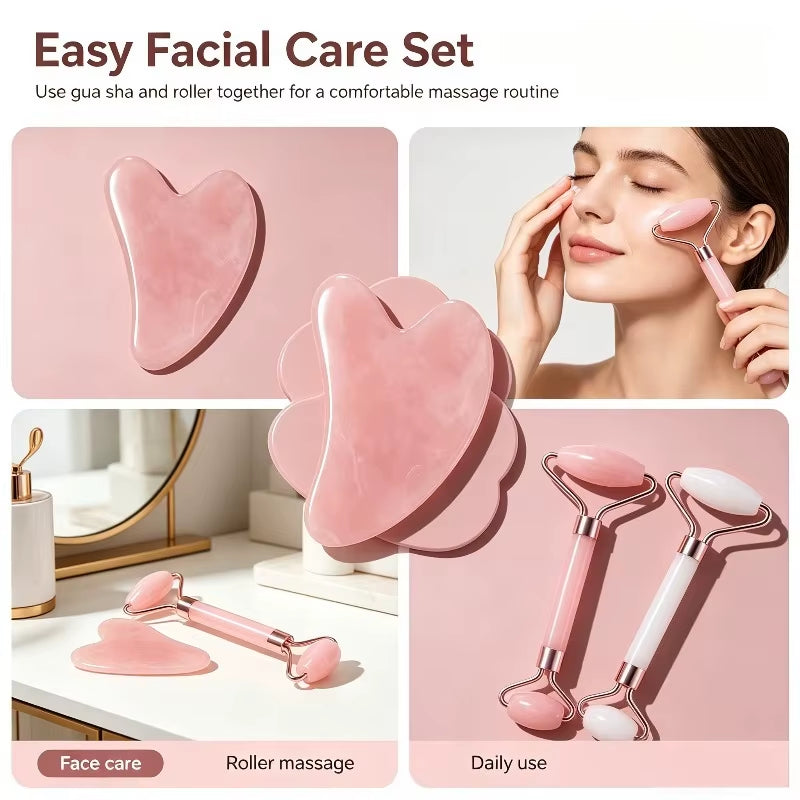 Roller for Face Neck Eye Resin Facial Massage Instrumenr Health Care Scraping Board Musclee Beauty Skincare Tools
