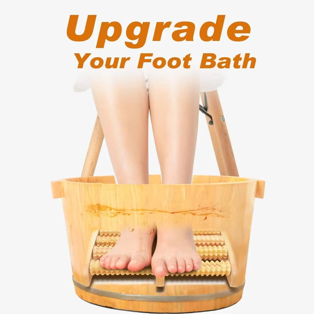 Wooden Foot Massage Roller Relieves Fatigue Foot Pain and Plantar Fasciitis Plantar Muscle Relaxation Tool Releases Lymph