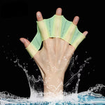 Silicone Swimming Fins Flipper Men Women Child Swim Pool Sport Professional Training Finger Hand Webbed Gloves Paddles Equipment