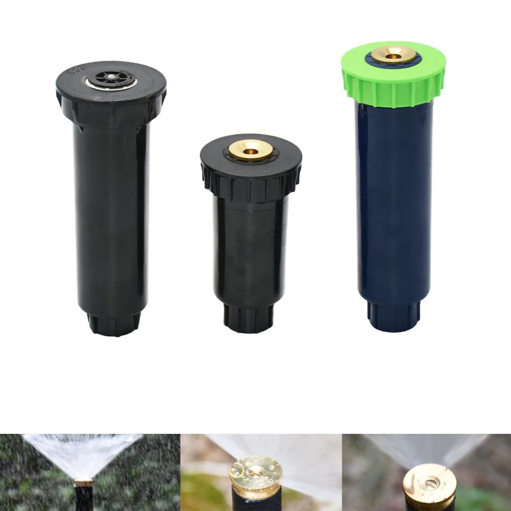 Pop-Up Sprinklers Replacement Scattering Nozzles 0~360 Degree Adjustable Garden Park Farm Grass Lawn Crops Irrigation Tool