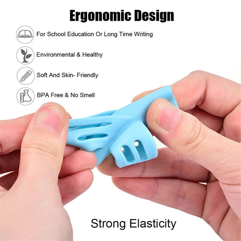 2Pcs/Set Montessori Toys Kids Educational Toys for Children Early Learning Baby Hold Pencil Corrector Students Writing Aid Tool