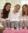 The Paisley Box Wedding Party Socks/Bride Socks, Bridesmaid Socks, Groom Socks, Groomsman Socks, Flower Girl Socks