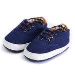 Baby Lace-Up Canvas Shoes – Color & Size Options