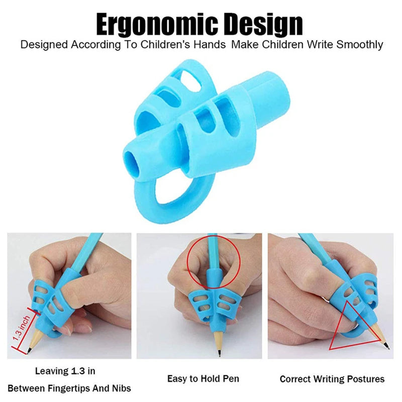 2Pcs/Set Montessori Toys Kids Educational Toys for Children Early Learning Baby Hold Pencil Corrector Students Writing Aid Tool