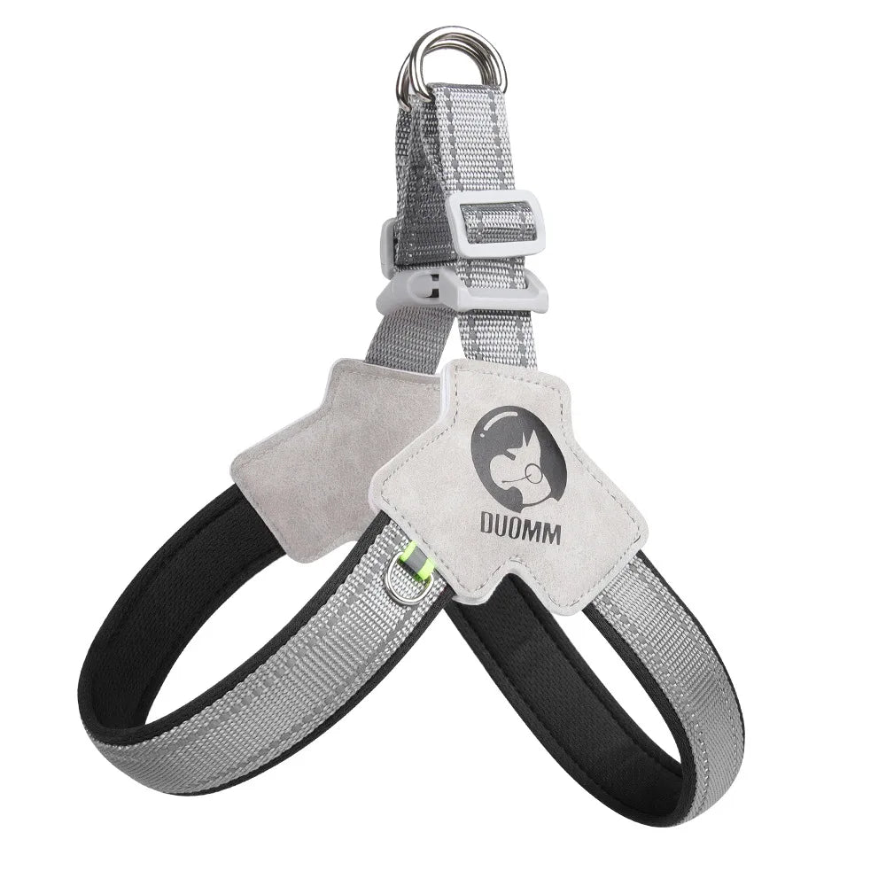 Reflective Pet Dog Harness Saddle Style Breathable Dog Chest Strap for French Bulldog Collar Small Medium Dogs Puppy Harnesses