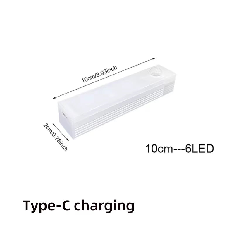 Wireless LED Night Lights Motion Sensor Lights Closet Kitchen Night Lights Bedroom Detector Light Cabinet Staircase Backlit