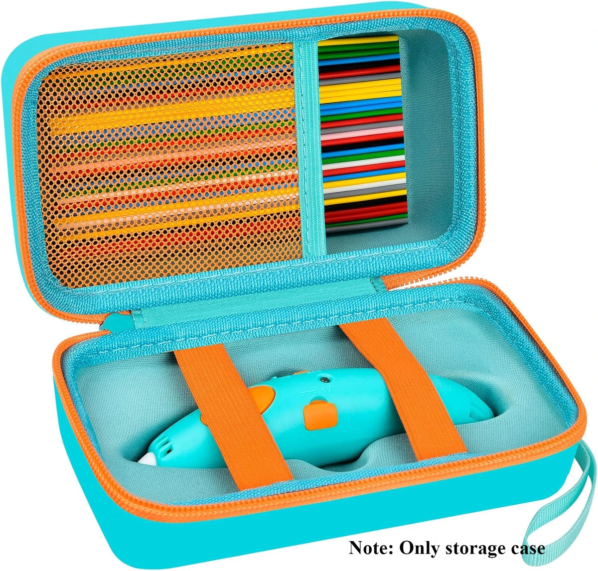 Case Compatible with 3Doodler Start+ Essentials (2022) for 3D Pen Set for Kids, Storage Organizer Holder for Printing Filament