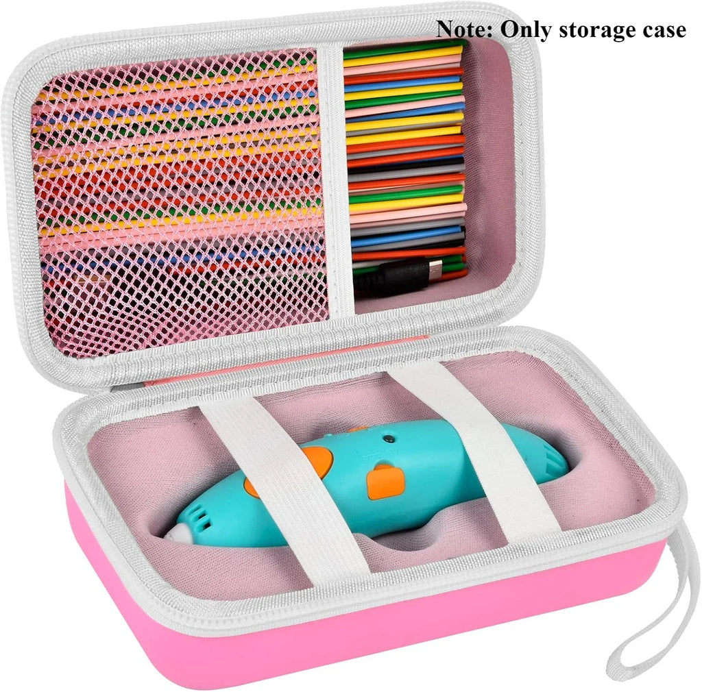Case Compatible with 3Doodler Start+ Essentials (2022) for 3D Pen Set for Kids, Storage Organizer Holder for Printing Filament