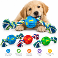 Dog Toys Pet Puppy Interactive Suction Cup Push TPR Ball Toys Molar Bite Toy Elastic Ropes Dog Tooth Cleaning Chewing Supplies