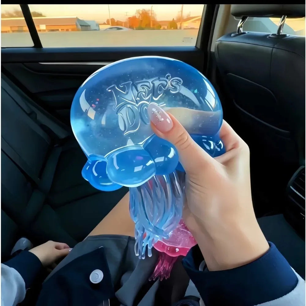 NeeDoh Jellyfish Squishy-Super Soft Stress Relief Toy
