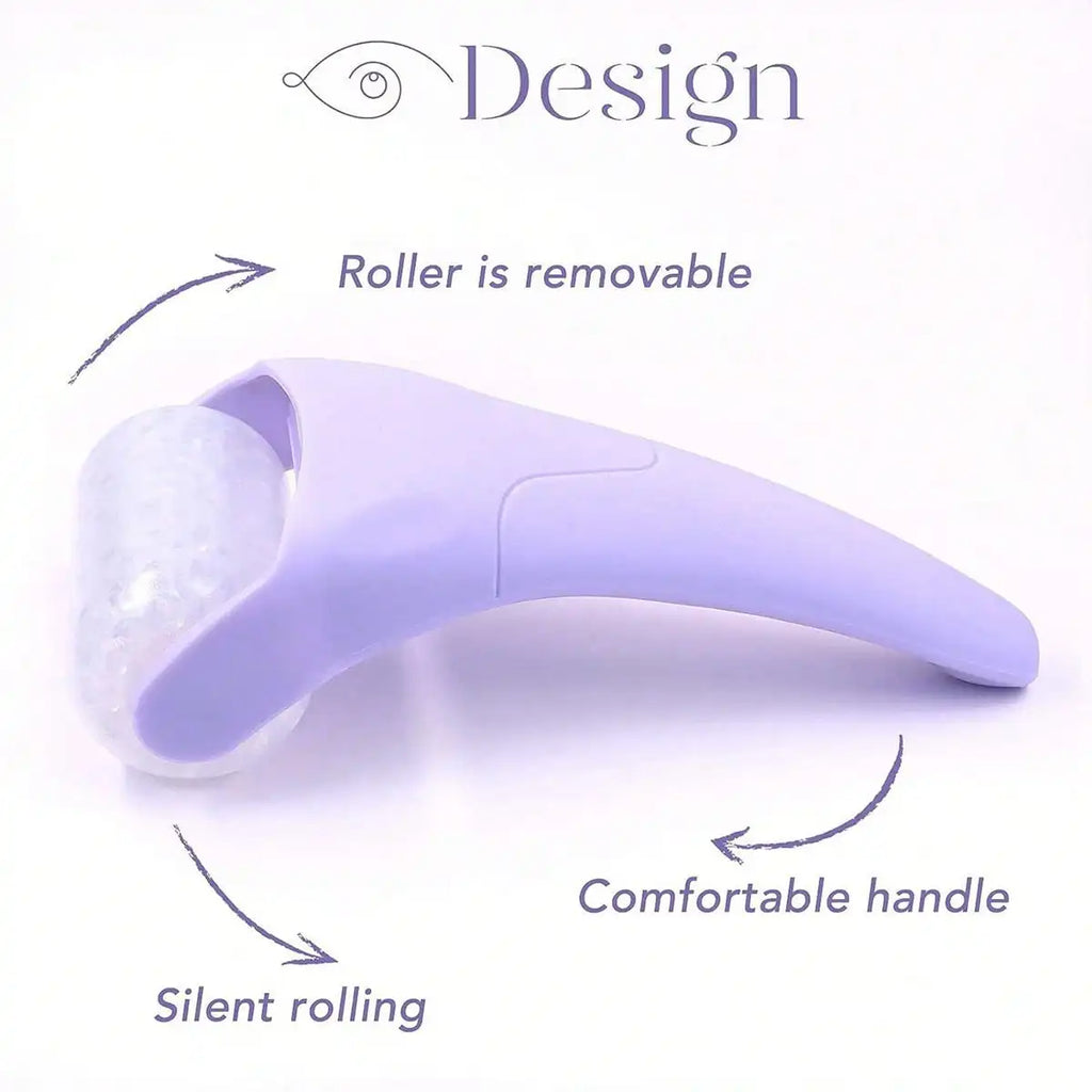 1 Ice Roller Massage Device - Facial Ice Head Roller - Beauty Ice Pack Beauty Tool