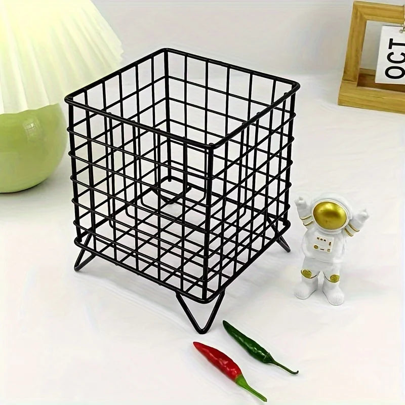 1pc Office Desk Storage Basket - Multi-functional Storage Basket, Shelf Basket