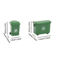 2 mini Green desktop Storage Buckets, Small Object Organizer, Office Storage Basket, Paper Clips and Small Desk Accessories