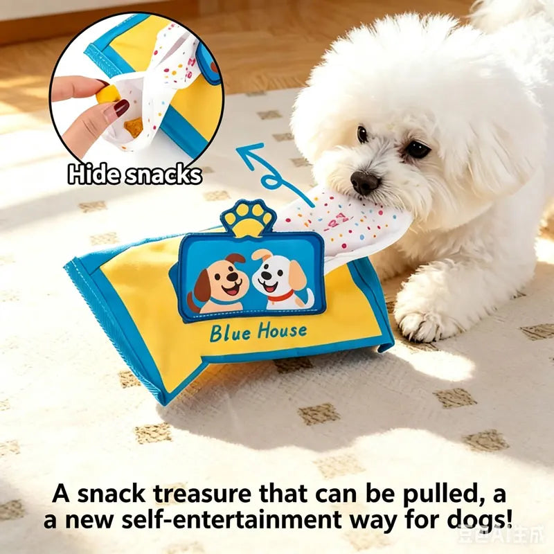 New Pet Toys, Sniffing Training, Wet Wipes, Tissues, Hiding Food, Leaking Food, Puzzle Training, Puppy Toys, Pet Toys