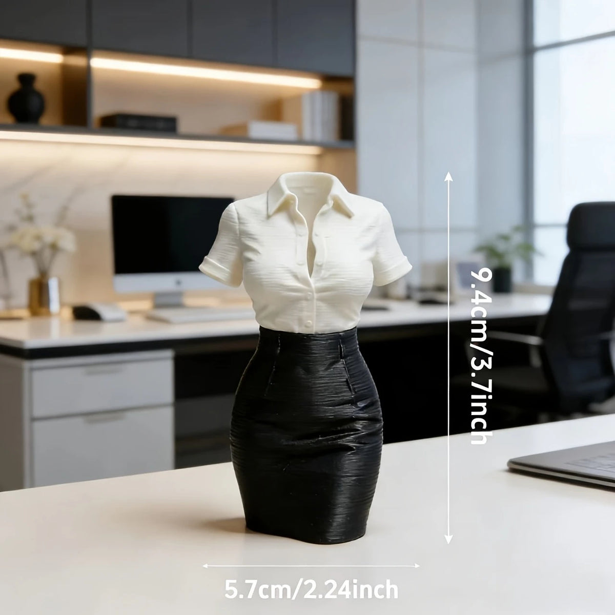 Creative Secretary Pen Holder Office Brush Organizer Pot 3D Printing Pencil Rack Desk Decor Flower Vase School Storage Supplies