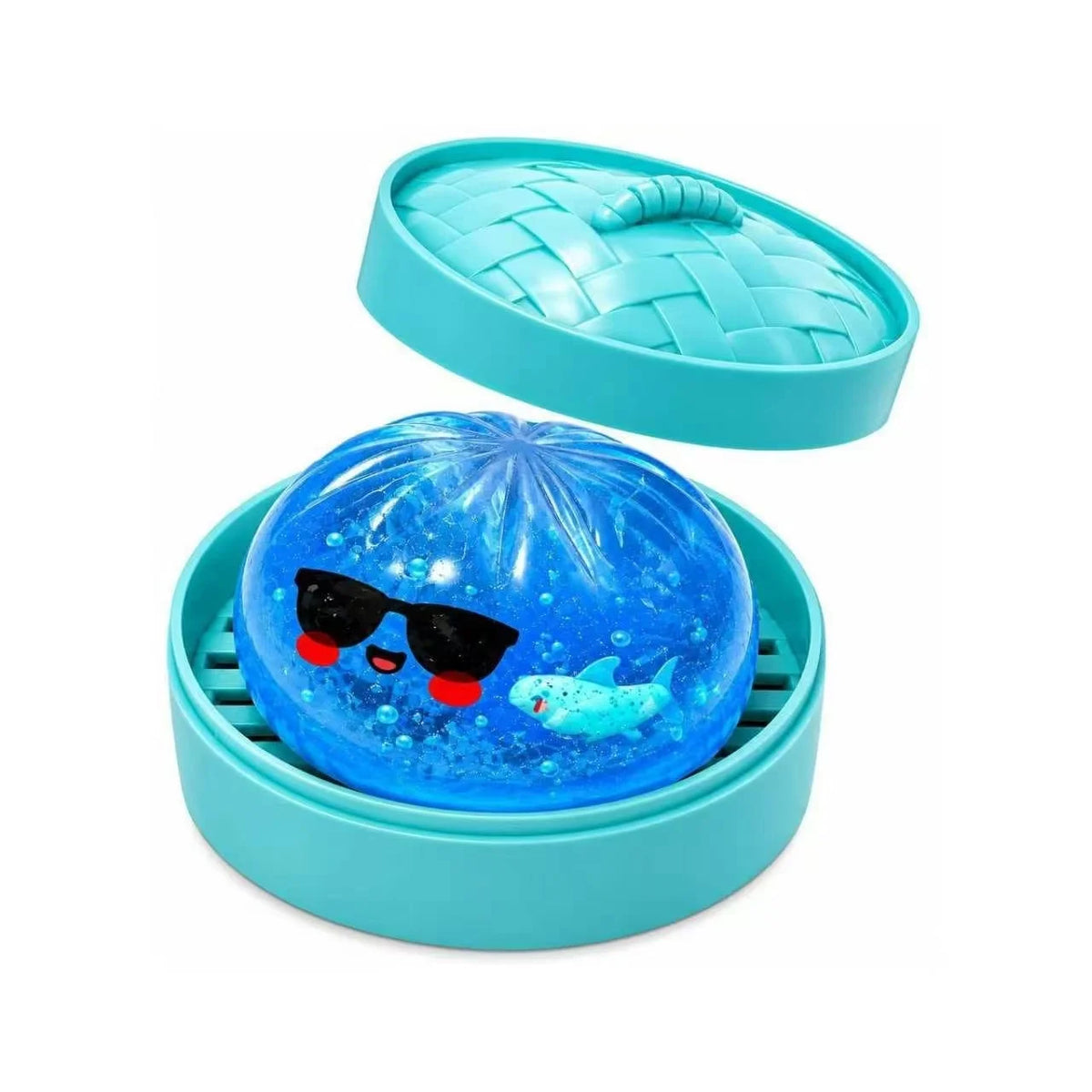 Bao Bun Squishy Stress Relief Toy with Food Steamer and Storage Box