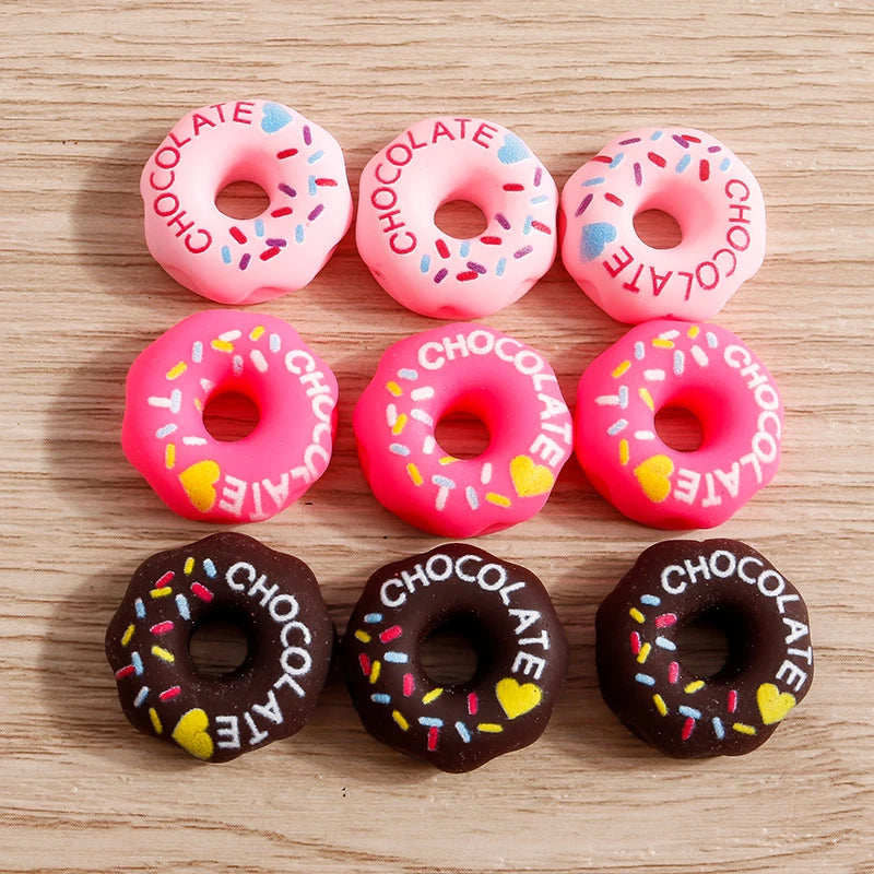 Tusember Mix Charms Resin Candy Color Animals Food Fruit Flat Backs Charms for Earrings Necklace Pendant DIY Making Accessories