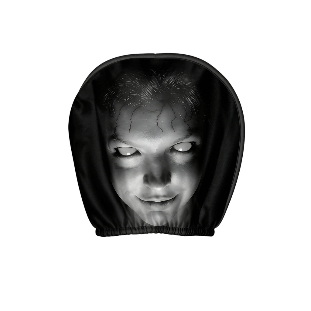 Halloween Decor Car Headrest Covers Funny Cartoon Cover Seat Head Rest Protector Auto Front Decoration 2026