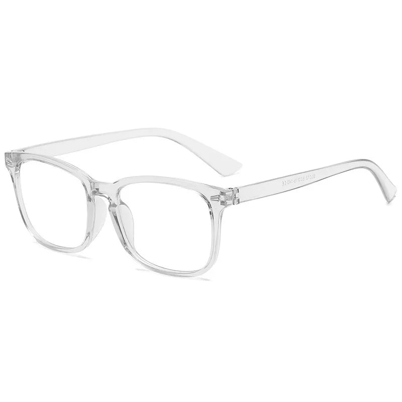 New Trending Blue Light Blocking Men's Glasses Gaming PC Matte Black Anti Ray Eyeglasses Women Transparent Fashion Eyewear