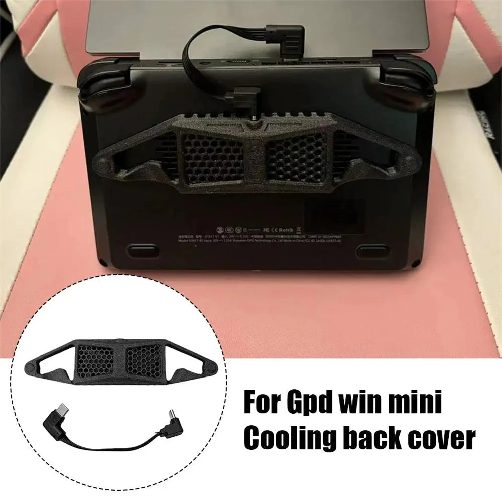 Cooling Fan for Gpd Win Mini, Magnetic External Cooler for Touchscreen Gaming PC Mini Laptop Gamepad,Gaming Heat Dissipation