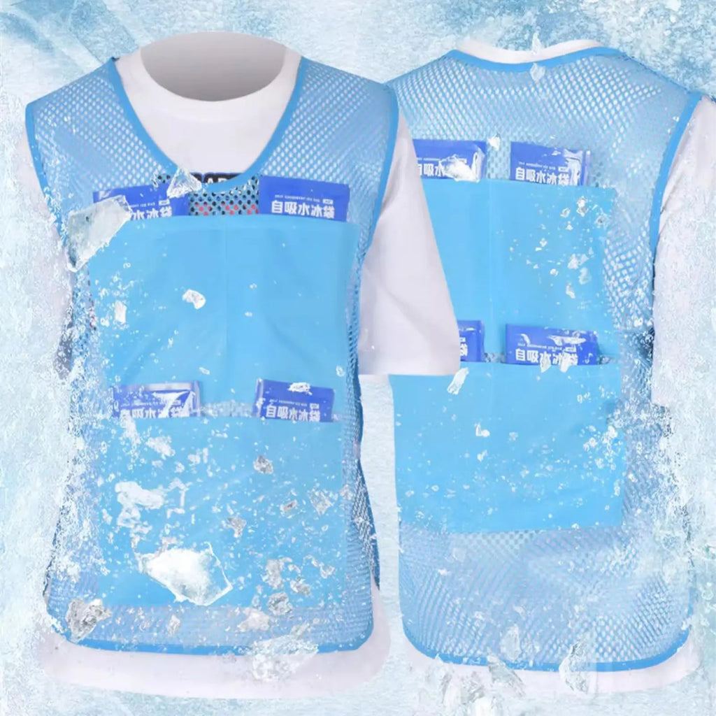 Cool Vest Outdoor Cool Jacket for Hot Weather Cold Wrap Gadgets Cooler Clothes Wearable Designed for Travel Day Work Summer