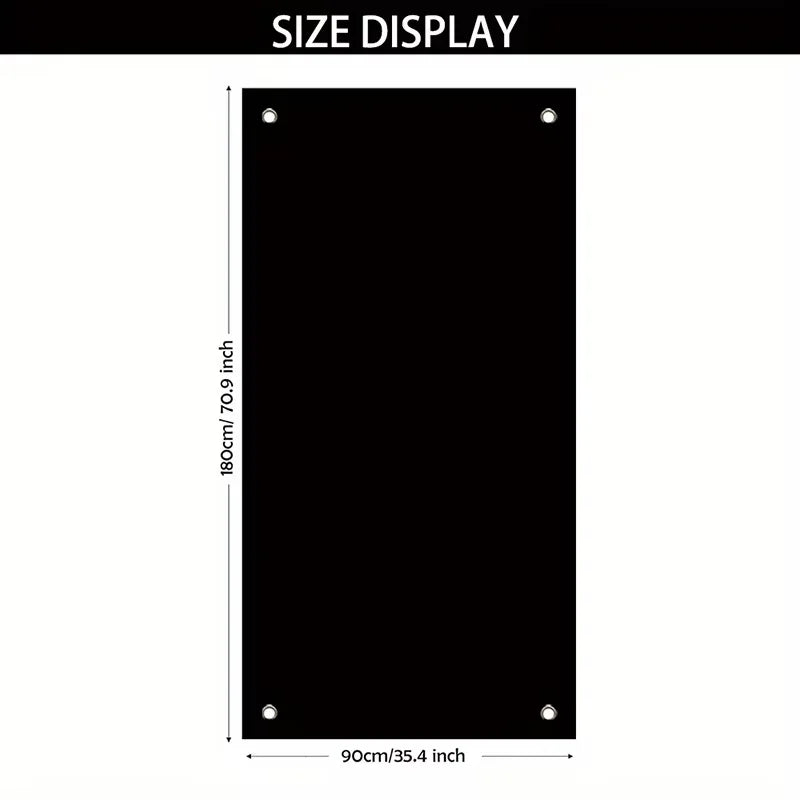 1 piece 2D Halloween door banner - featuring terrifying 2D hanging decoration with ghost silhouetteszyc