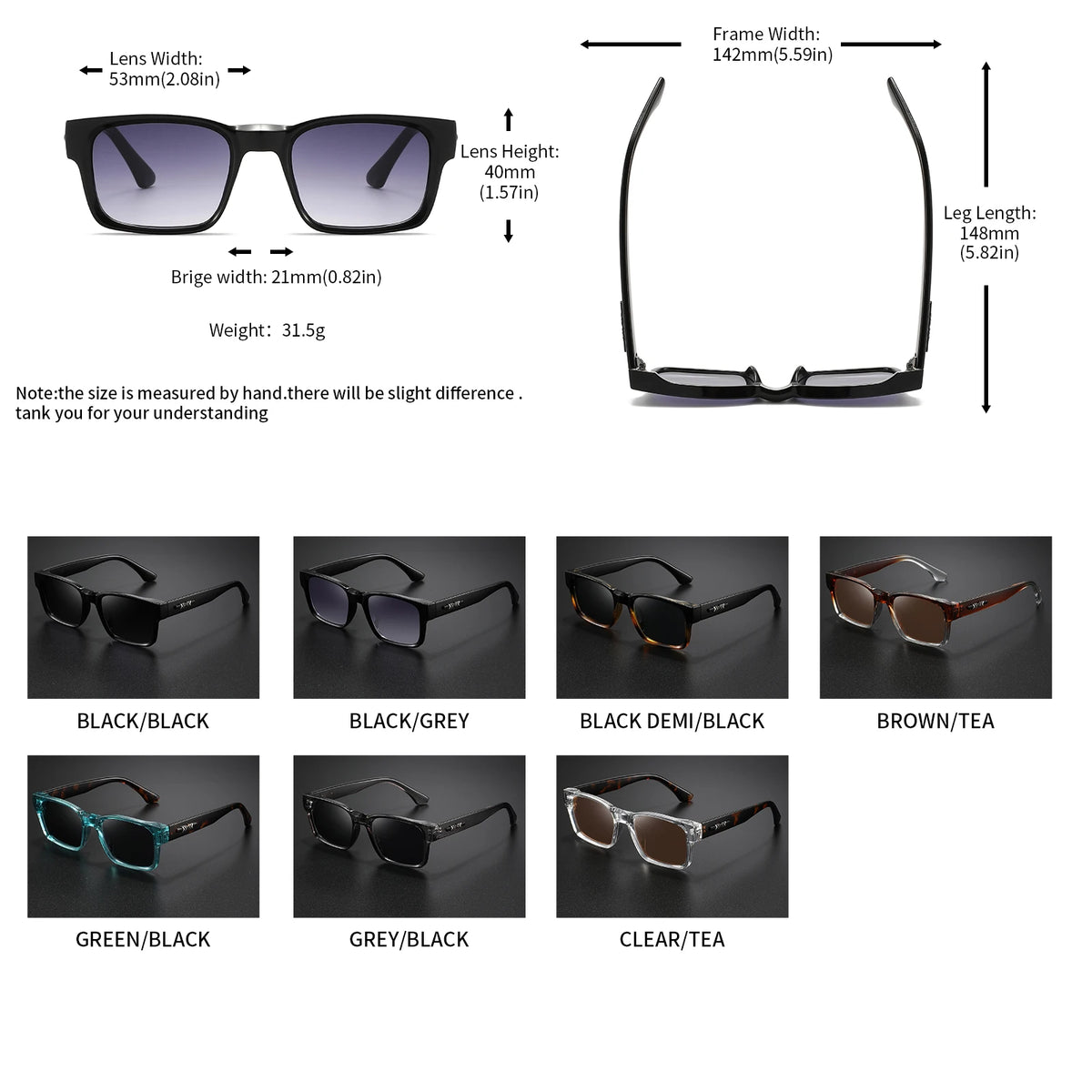 Retro Punk Fashion Sunglasses - Square Protective Frame, UV400 Unisex for Outdoor Adventures & Casual Style