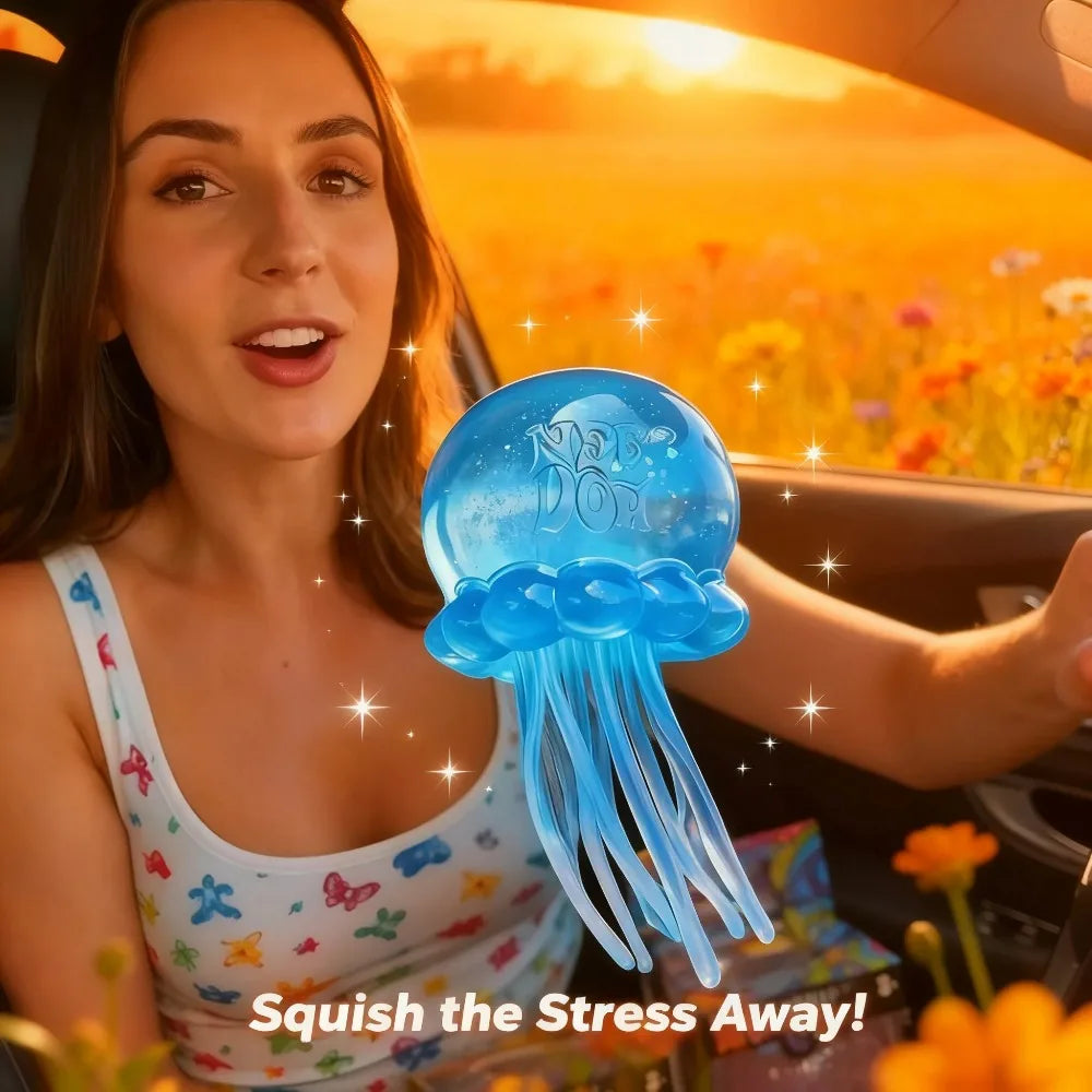 NeeDoh Jellyfish Squishy-Super Soft Stress Relief Toy