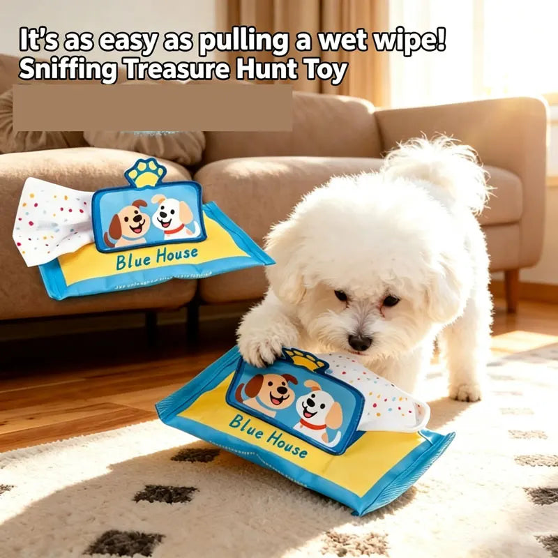 New Pet Toys, Sniffing Training, Wet Wipes, Tissues, Hiding Food, Leaking Food, Puzzle Training, Puppy Toys, Pet Toys