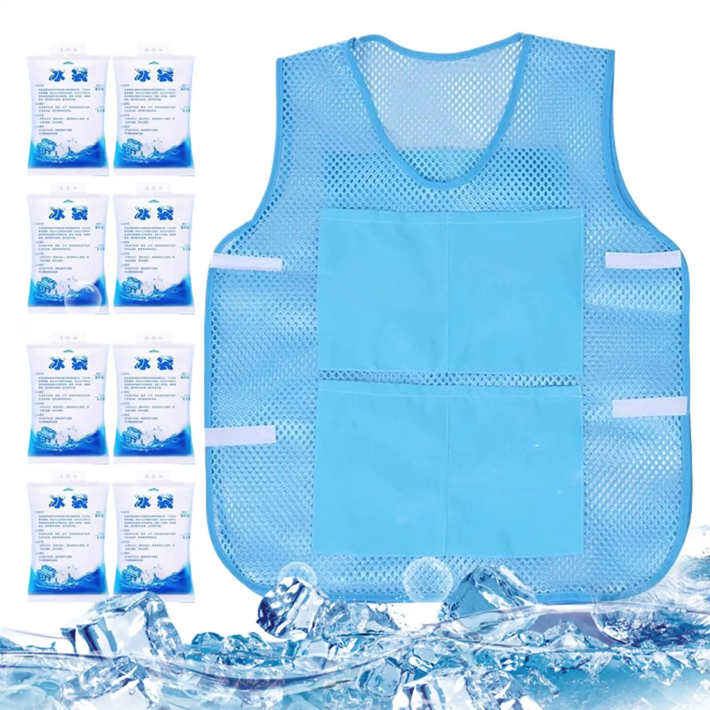 Cool Vest Outdoor Cool Jacket for Hot Weather Cold Wrap Gadgets Cooler Clothes Wearable Designed for Travel Day Work Summer