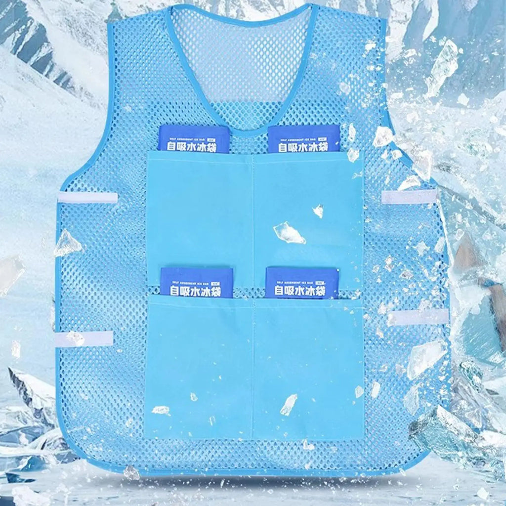 Cool Vest Outdoor Cool Jacket for Hot Weather Cold Wrap Gadgets Cooler Clothes Wearable Designed for Travel Day Work Summer