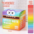 Office School Supplies Notes Student Children Cute Pearlescent Transparent Functional Stickers Gift Wholesale Lovely Memo Pad