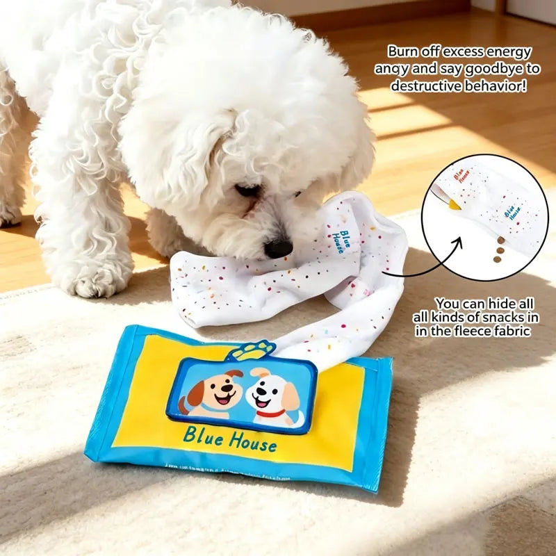 New Pet Toys, Sniffing Training, Wet Wipes, Tissues, Hiding Food, Leaking Food, Puzzle Training, Puppy Toys, Pet Toys