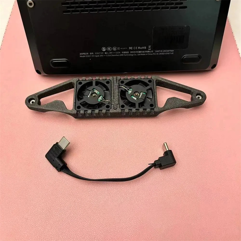 Cooling Fan for Gpd Win Mini, Magnetic External Cooler for Touchscreen Gaming PC Mini Laptop Gamepad,Gaming Heat Dissipation