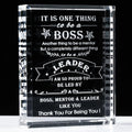 Office decoration for men and women - Thank you, boss, lady. Farewell gift for retirement, Christmas, birthday gift
