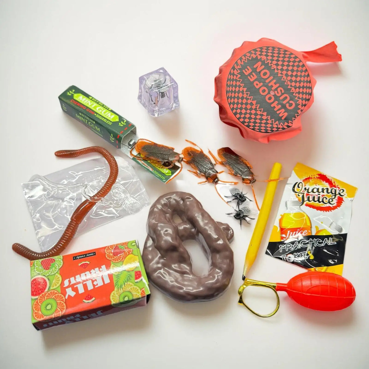 Joke Toy Kit April Fools Kids Prank Gadgets Box Realistic Cool Funny Stuff Parties Favors Festival Fun Surprises for Daily Life