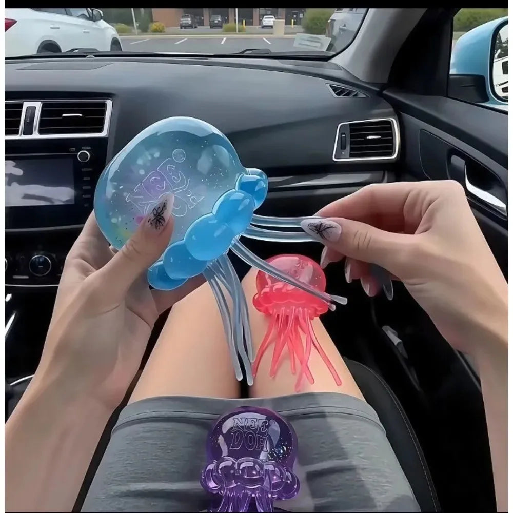 NeeDoh Jellyfish Squishy-Super Soft Stress Relief Toy