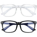 New Trending Blue Light Blocking Men's Glasses Gaming PC Matte Black Anti Ray Eyeglasses Women Transparent Fashion Eyewear