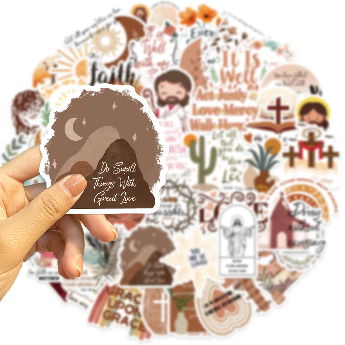 50pcs Bible Proverbs Holy Bible Jesus Christian Religion Sticker Religion Sticker Christmas Suitcase Laptop Luggage Motorcycle