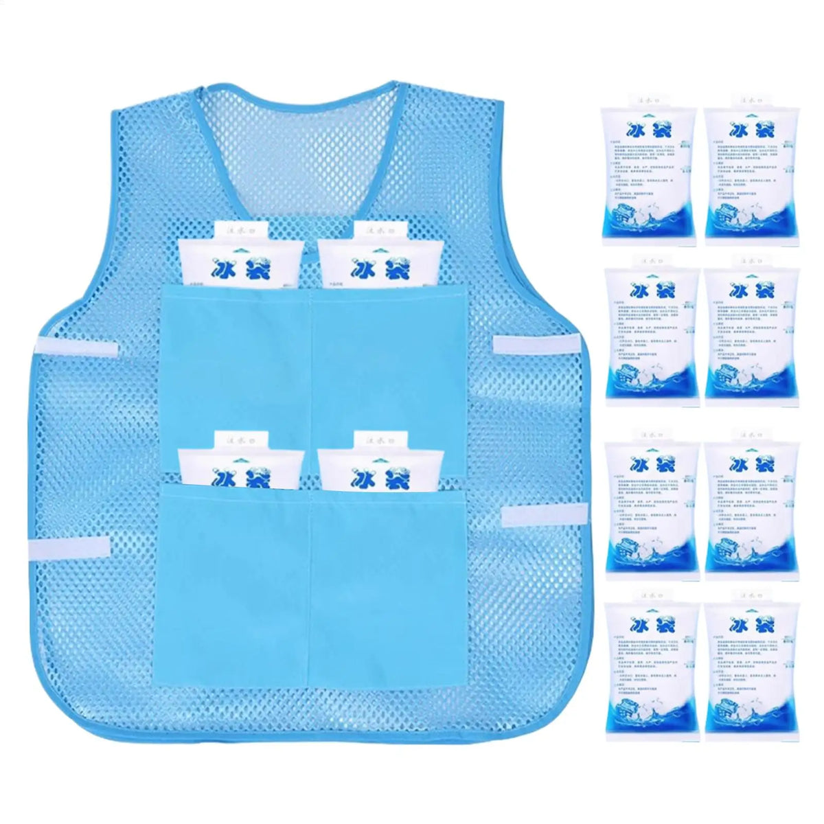 Cool Vest Outdoor Cool Jacket for Hot Weather Cold Wrap Gadgets Cooler Clothes Wearable Designed for Travel Day Work Summer