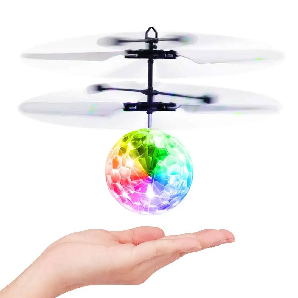 Unique Toy Gesture-controlled Colorful Luminous Crystal Ball Pendant Children's Unique Gift Remote-controlled Sensing Light Ball