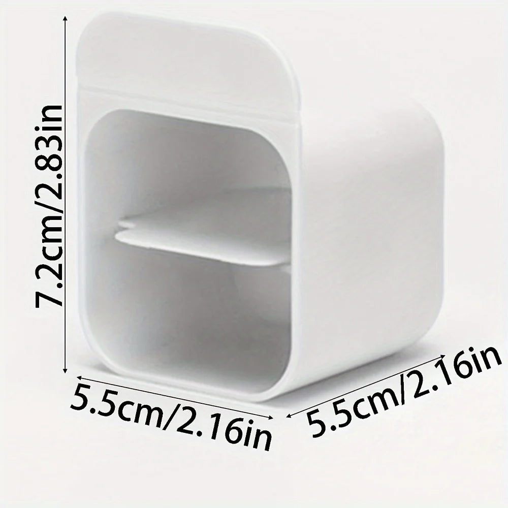 Desk Pen Holders, Clip-on Pencil Storage Containers, Adhesive Office Supplies Accessory, PP Plastic Desk Organizer Set