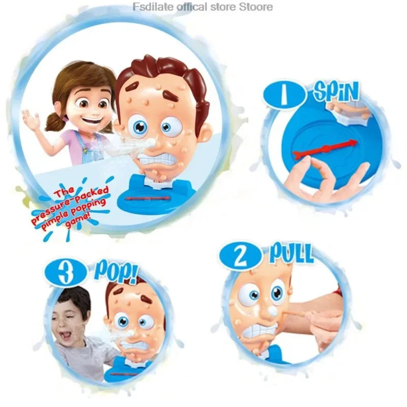 Popping Pimples Toy, Water Spraying Prank Game for Boys, Interactive Fidget Desk Toy, Fun Party Prop & Birthday Gift Jogos