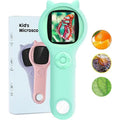 Kids Microscope Portable Handheld Magnifying Digital Microscope for Children Educational Science Toys Christmas Birthday Gifts