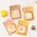 4 Sets of Toasted Sticky Notes, Tear-Off Office Memo Paper, Index of Student Study Office Notes