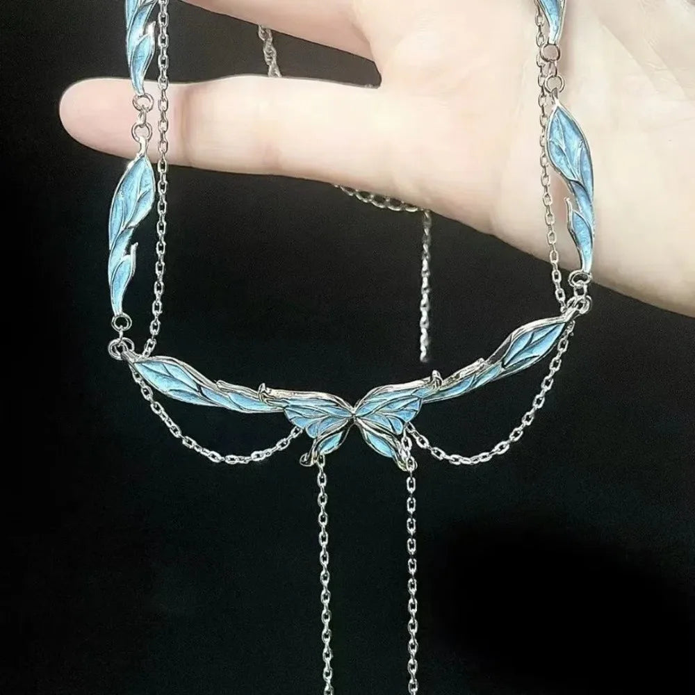 Gifts Religion Women Cross Necklace Clavicle Chain Jewellery Hollow Heart Pendant