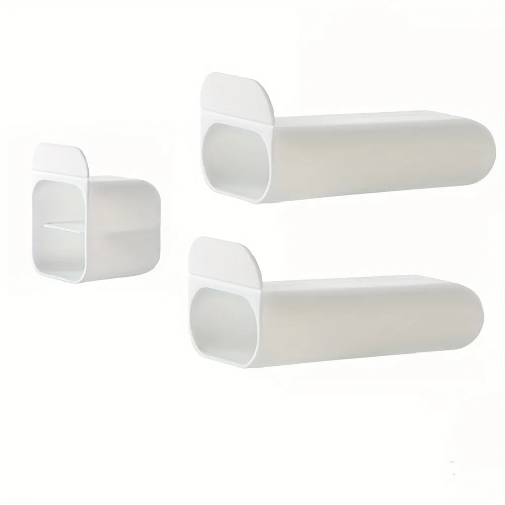 Desk Pen Holders, Clip-on Pencil Storage Containers, Adhesive Office Supplies Accessory, PP Plastic Desk Organizer Set
