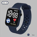 YIKAZE Kids Watches LED Digital Kids Watch Silicone Strap Cartoon Electronic Wristwatch Sports Clock for Boys and Girls Gifts