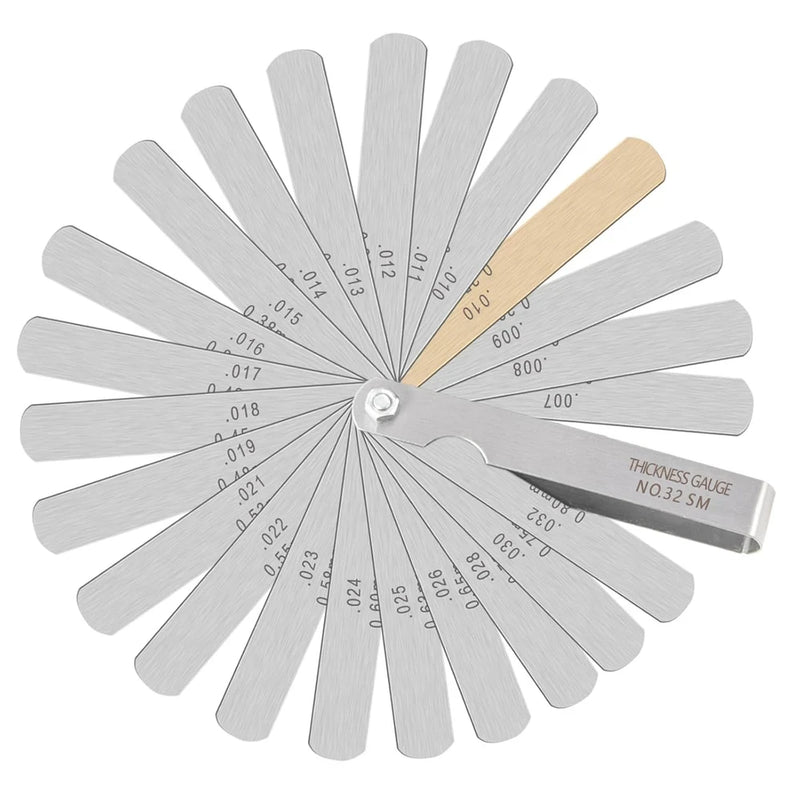 32-Blade Feeler Gauge – Silver