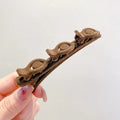 2023 Fashion Flocked Bangs Hair Clasps for Women Girls Mini Cute Barrettes Children Hairgrip Alice Braided Hair Accessories